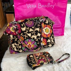 Vera Bradley Purse/Wristlet Bundle VGUC